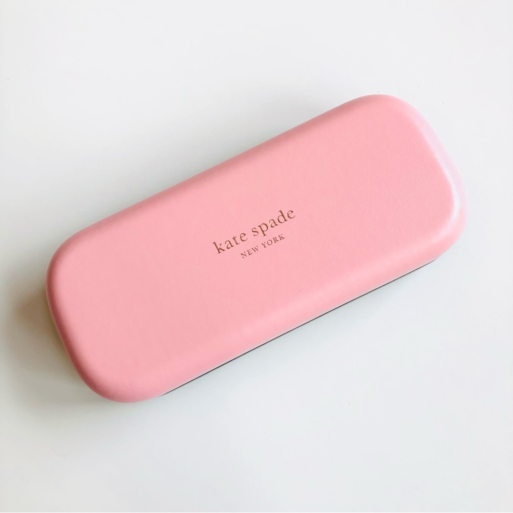 Kate Spade ♠️ Glasses Case Like New. Never Used in Pink & Forest Green